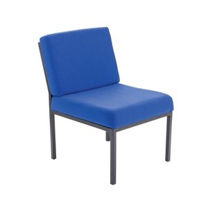 Jemini Reception Chair 520x670x800mm Blue KF04011