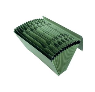 Q-Connect Multipurpose Expanding File Foolscap 16 Pocket Manilla KF04093