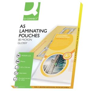 Q-Connect A5 Laminating Pouch 160 Micron (Pack of 100) KF04106