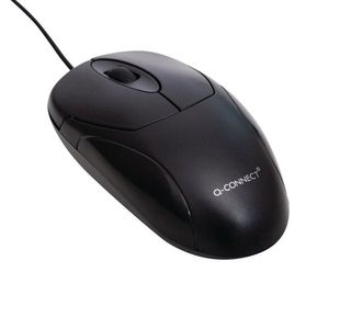 Q-Connect Scroll Wheel Mouse Black KF04368