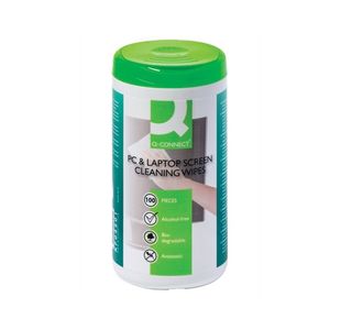 Q-Connect Screen and Keyboard Wipes (Pack of 100) KF04501