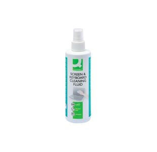 Q-Connect Screen and Keyboard Cleaning Fluid 250ml KF04502