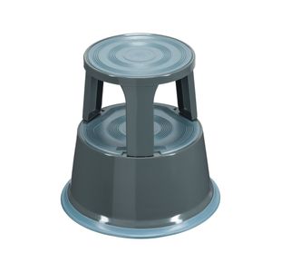 Q-Connect Metal Step Stool Dark Grey KF04846
