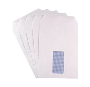 Q-Connect C5 Envelope Window Self Seal 90gsm White (150 Pack) KF07559