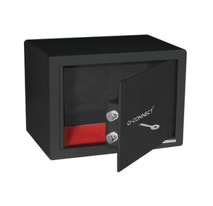 Q-Connect Key Operated Safe 10 Litre Black KF10475