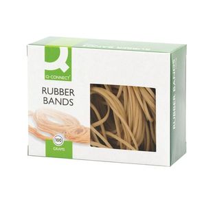 Q-Connect Rubber Bands Assorted Sizes 100g KF10673