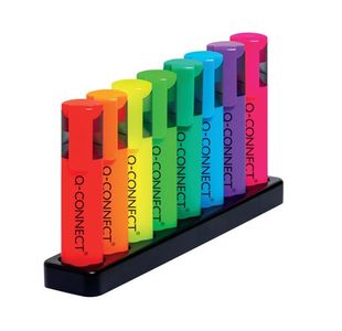 Q-Connect Deskset With 8 Neon Highlighters (Pack of 8) KF11399
