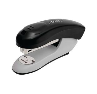 Q-Connect Half Strip Plastic Stapler Black KF14204