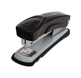 Q-Connect Half Strip Metal Stapler Black KF14208