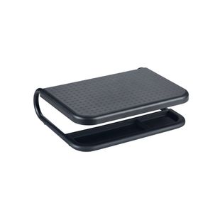 Q-Connect Monitor Laptop Riser with Desktop Organiser 380x295x110mm Black KF17416
