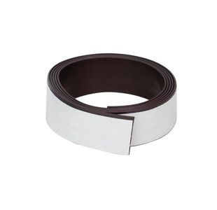 Q-Connect Magnetic Racking Strip White PVC 20mmx1.5mmx5m KF18990