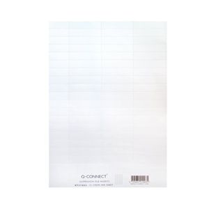 Q-Connect Suspension File Tab Label Inserts White (Pack of 51) 19601KIN0