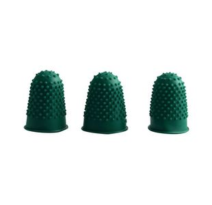 Q-Connect Thimblettes Size 0 Green (Pack of 12) KF21508