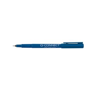 Q-Connect Blue 0.4mm Fineliner Pen (Pack of 10) KF25008