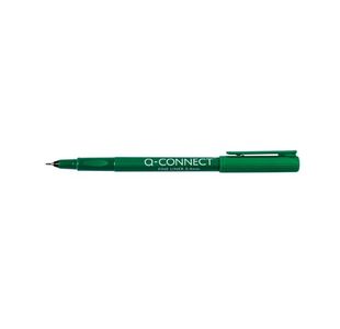 Q-Connect Fineliner Pen 0.4mm Green (Pack of 10) KF25010