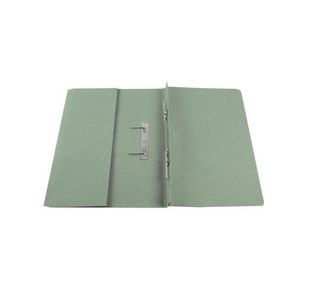 Q-Connect Transfer Pocket File 38mm Capacity Foolscap Green (Pack of 25) KF26096