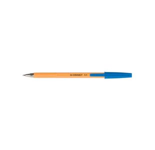 Q-Connect Ballpoint Pen Fine Blue (Pack of 20) KF34047