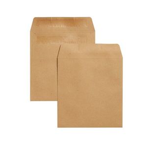 Q-Connect Envelope Wage 108x108mm Plain Self Seal 90gsm Manilla (Pack of 1000) KF3420