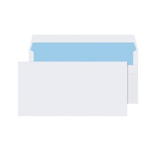 Q-Connect DL Envelopes Wallet Self Seal 90gsm White (Pack of 1000) 7134