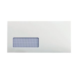 Q-Connect DL Envelopes Window Recycled Self Seal 100gsm White (Pack of 500) KF3505