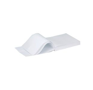 Q-Connect 11x14.5 Inches 1-Part 70gsm Plain Listing Paper (Pack of 2000) KF50071