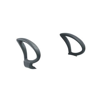 Jemini Fixed Loop Arms for use with Sheaf Chairs 370x295x120mm Black (Pack of 2) KF50190