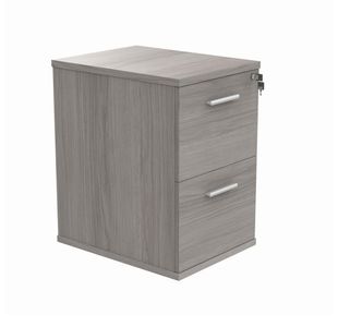 Astin 2 Drawer Filing Cabinet 540x600x710mm Alaskan Grey Oak KF70012