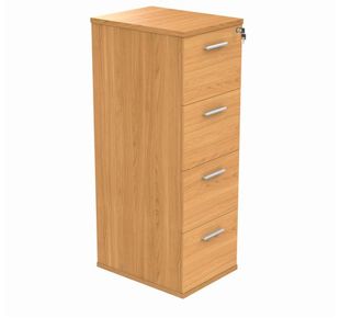 Astin 4 Drawer Filing Cabinet 540x600x1358mm Norwegian Beech KF70013