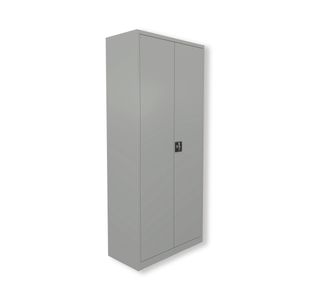 Jemini Steel Janitorial Cleaning Cupboard 800x1800mm Silver KF70110