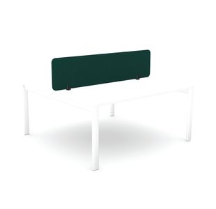 Serrion PET Desk Mounted Straight Top Acoustic Screen 1590x400mm Green KF70126