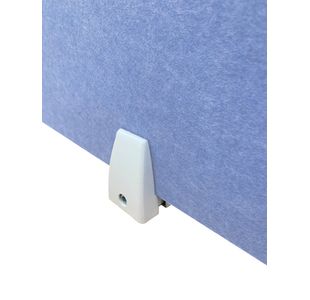 Serrion Desk Edge Clamp Screen Holder for Single PET Desk Mounted Screen White KF70127