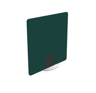 Serrion PET Freestanding V-Groove Acoustic Screen 1200x1200mm Green KF70135