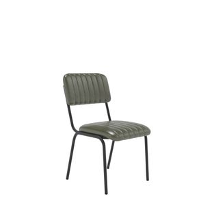 Tovi Side Chair Green with Black Frame KF70145
