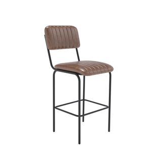 Tovi High Chair Brown with Black Frame KF70146