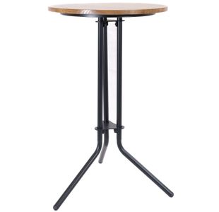 Trine Wooden Top High Table 700x700x1110mm KF70150