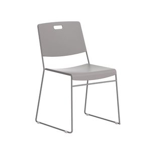 Titan Arc High Density Stacker Chair 520x545x805mm Grey KF70156
