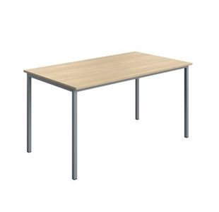 Serrion Multipurpose Table 1400x800x730mm Oak/Silver KF800268