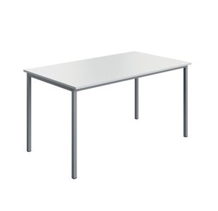 Serrion Multipurpose Table 1400x800x730mm White/Silver KF800294