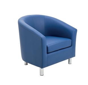 Jemini Tub Armchair Polyurethane Blue KF70355