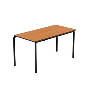 Titan Crush Bent Frame Table 1200x600x640mm Beech/Black KF70440