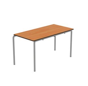 Titan Crush Bent Frame Table 1200x600x640mm Beech/Grey KF70441