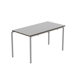 Titan Crush Bent Frame Table 1200x600x640mm Grey KF70443