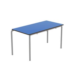 Titan Crush Bent Frame Table 1200x600x640mm Blue/Grey KF70445