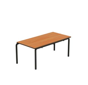 Titan Crush Bent Frame Table 1100x550x460mm Beech/Black KF70448