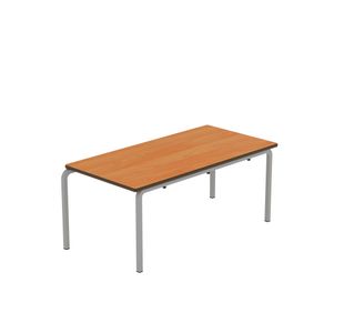 Titan Crush Bent Frame Table 1100x550x460mm Beech/Grey KF70449