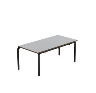 Titan Crush Bent Frame Table 1100x550x460mm Grey/Black KF70450