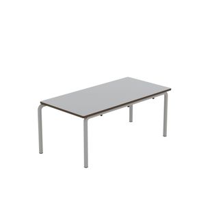 Titan Crush Bent Frame Table 1100x550x460mm Grey KF70451