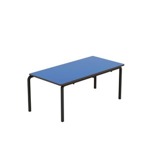 Titan Crush Bent Frame Table 1100x550x460mm Blue/Black KF70452