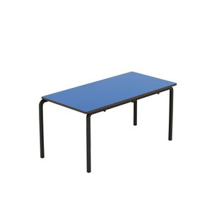 Titan Crush Bent Frame Table 1100x550x530mm Blue/Black KF70460