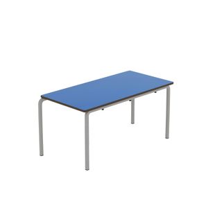 Titan Crush Bent Frame Table 1100x550x530mm Blue/Grey KF70461